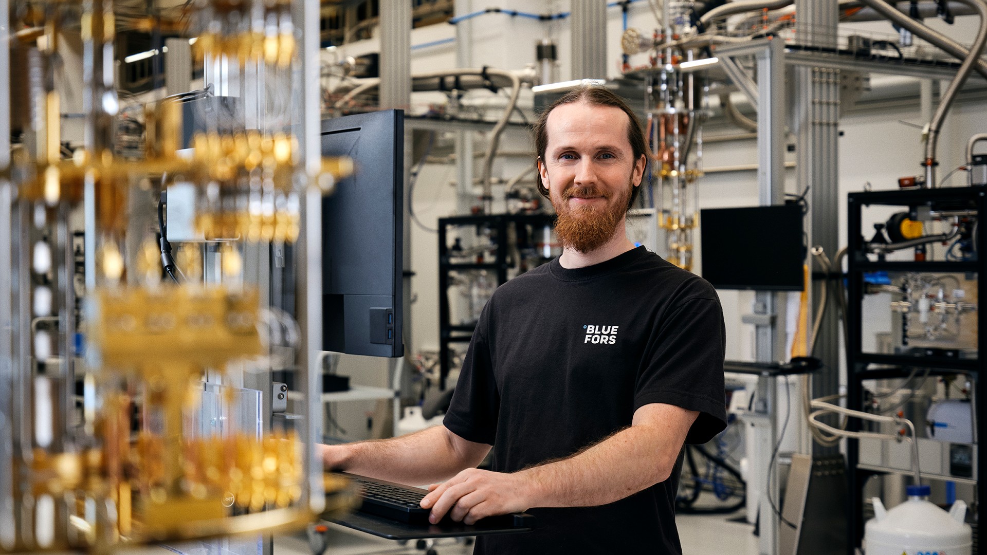 Blueforsian in the cryo hall