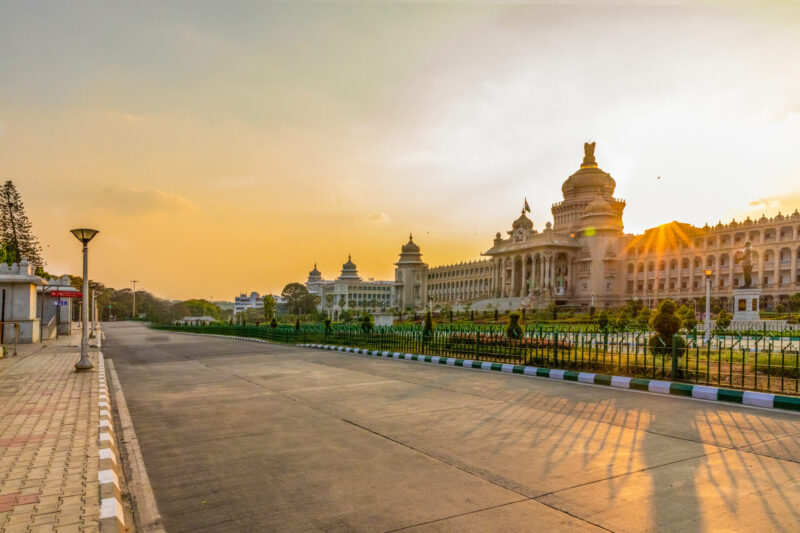 Vidhan Soudha Building in Bengaluru