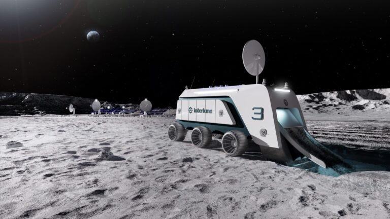 Rendering of Interlune harvester
