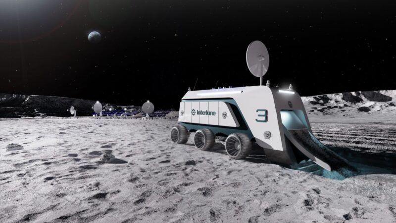 Rendering of Interlune harvester