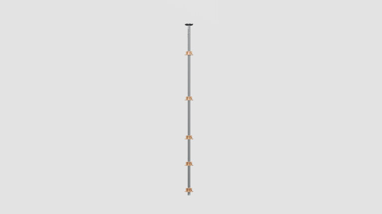 Heavy load support rod