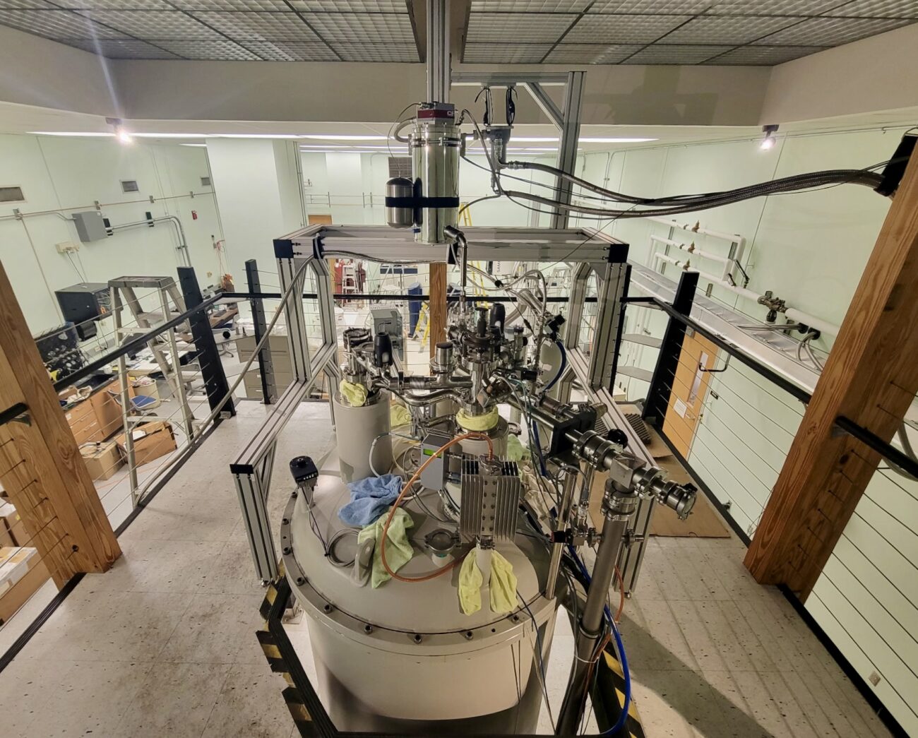 Helium Reliquefier installation at Ohio State University's NMR magner