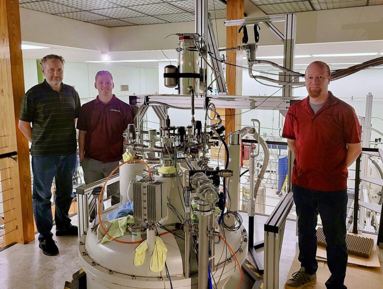 Helium Reliquefier installation at Ohio State University's NMR magner
