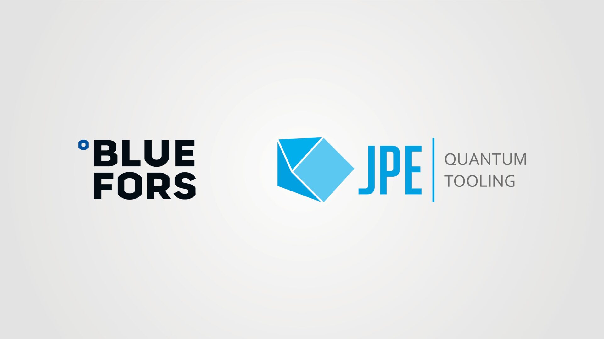 Bluefors and JPE logos