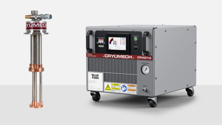 Cryomech PT205 Pulse Tube Cryocooler and the CPA010 Compressor Package