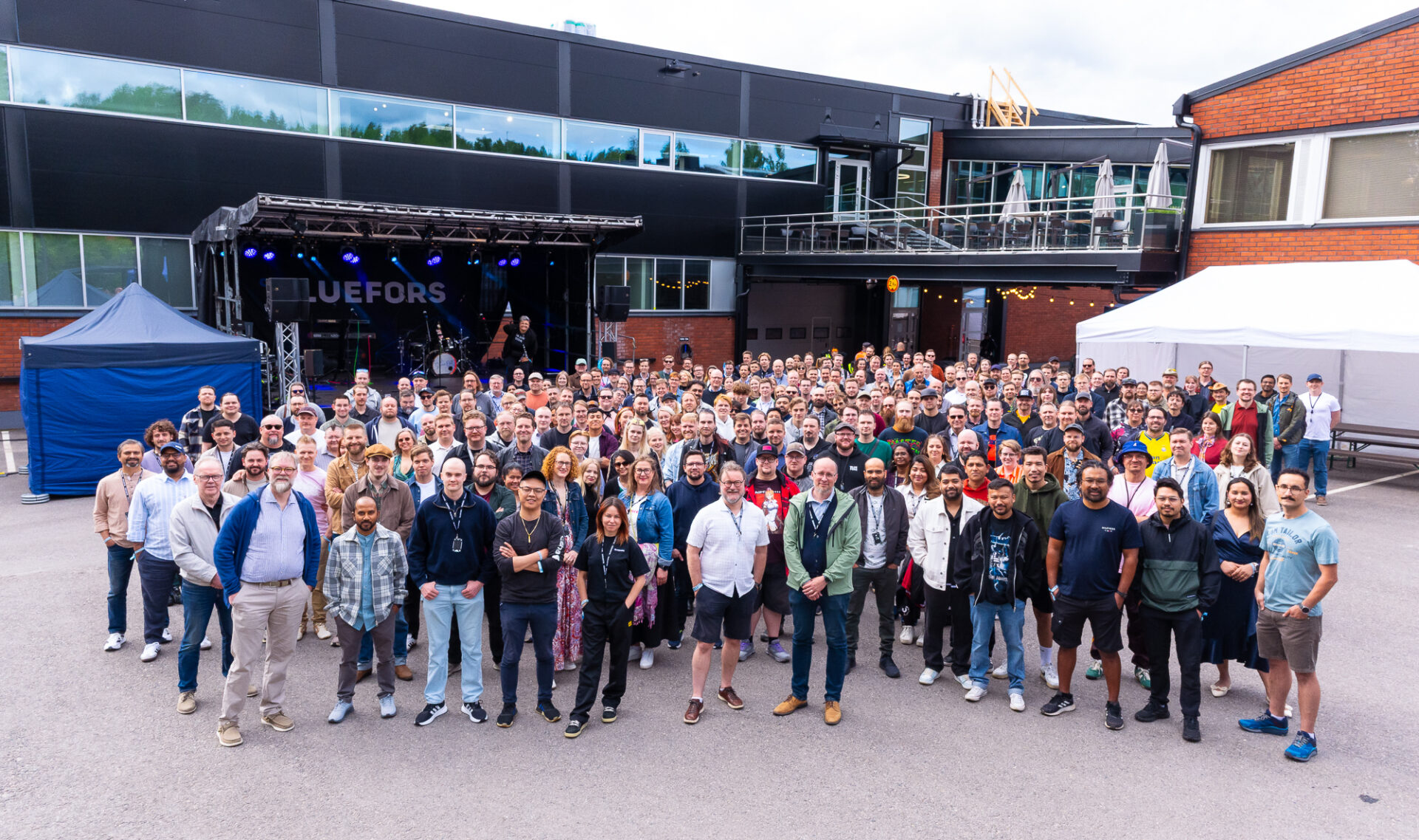 Bluefors Helsinki group photo